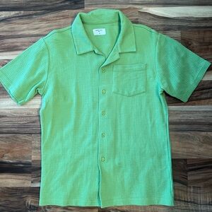 Percival Waffle Camp Collar Shirt